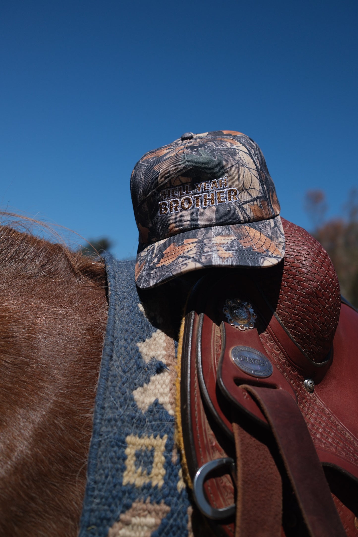Hell Yeah Brother Cap in Camo