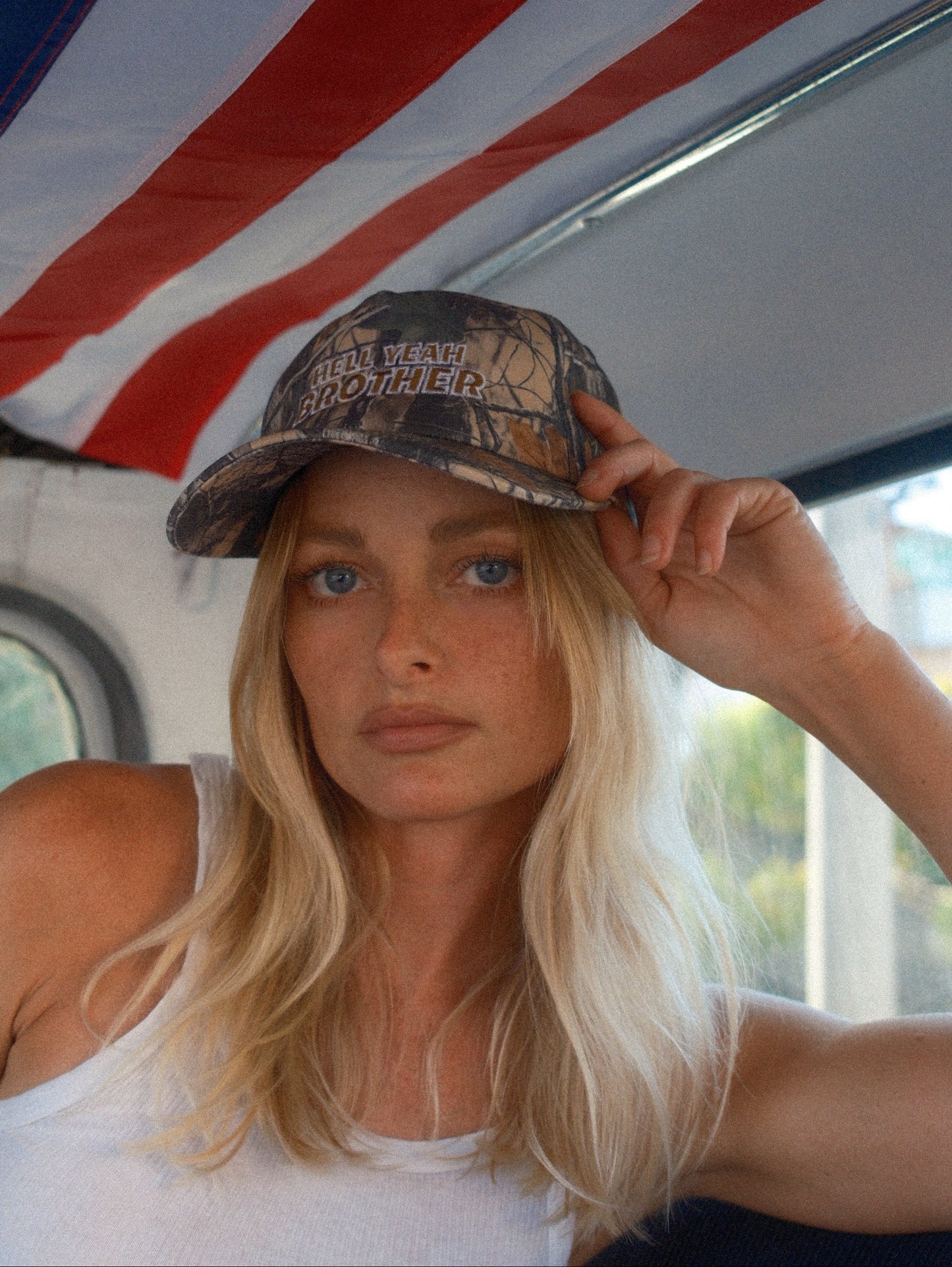 Hell Yeah Brother Cap in Camo